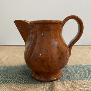 Brocca in terracotta fatta a mano in Toscana da Cristalleria Ceramica Artigiana