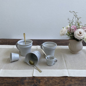 Ceramic Mug and Coffee Cup Populonia Collecction handmade in Italy